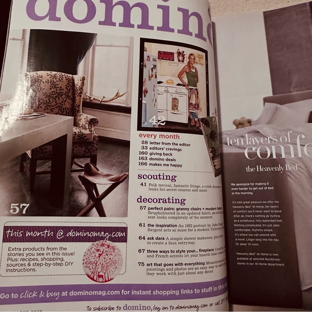 Domino | Magazine | Domino Magazine November 2005 with Ashley Edwards - Picture 5 of 9